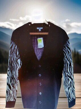 Men's Beyond The Binary And Unbothered Cardigan Sweater Sz XL NWT